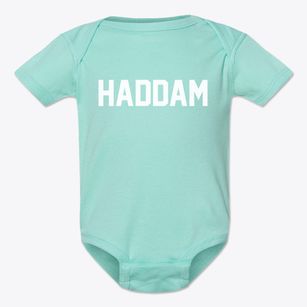 Haddam Connecticut Classic Block Baby Onesie