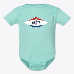 Obetz Ohio Diamond Star Baby Onesie