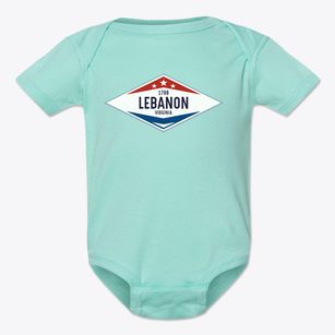 Lebanon Virginia Diamond Star Baby Onesie