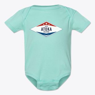 Atoka Oklahoma Diamond Star Baby Onesie
