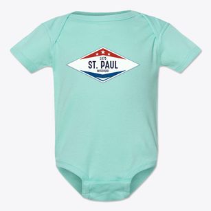 St. Paul Missouri Diamond Star Baby Onesie