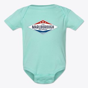 Marlborough New Hampshire Diamond Star Baby Onesie