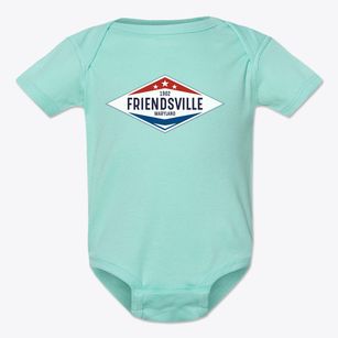 Friendsville Maryland Diamond Star Baby Onesie