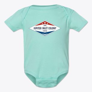 Jupiter Inlet Colony Florida Diamond Star Baby Onesie
