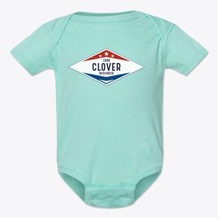 Clover Wisconsin Diamond Star Baby Onesie