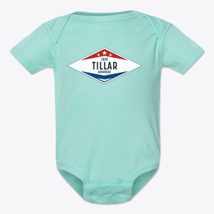 Tillar Arkansas Diamond Star Baby Onesie