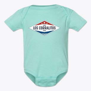 Los Corralitos Texas Diamond Star Baby Onesie