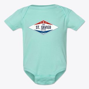 St. Xavier Montana Diamond Star Baby Onesie