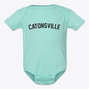 Catonsville Maryland Classic Curve Baby Onesie