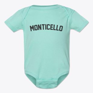 Monticello Utah Classic Curve Baby Onesie