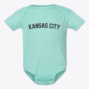 Kansas City Kansas Classic Curve Baby Onesie