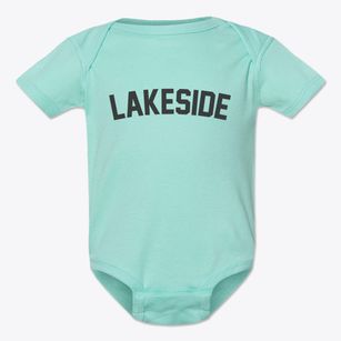 Lakeside Wisconsin Classic Curve Baby Onesie