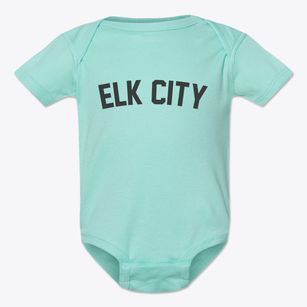 Elk City Idaho Classic Curve Baby Onesie