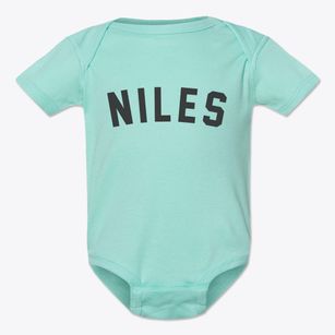 Niles Michigan Classic Curve Baby Onesie