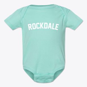 Rockdale Illinois Classic Curve Baby Onesie