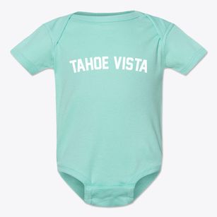 Tahoe Vista California Classic Curve Baby Onesie