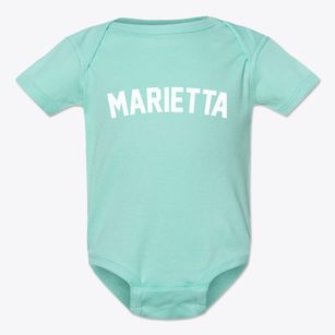 Marietta North Carolina Classic Curve Baby Onesie