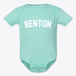 Benton Iowa Classic Curve Baby Onesie