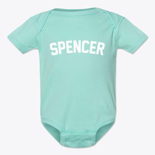 Spencer Iowa Classic Curve Baby Onesie
