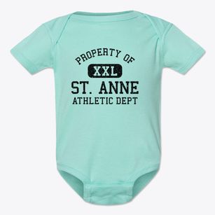 St. Anne Illinois Athletic Dept Baby Onesie