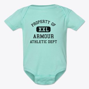 Armour South Dakota Athletic Dept Baby Onesie