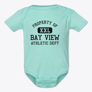 Bay View Michigan Athletic Dept Baby Onesie
