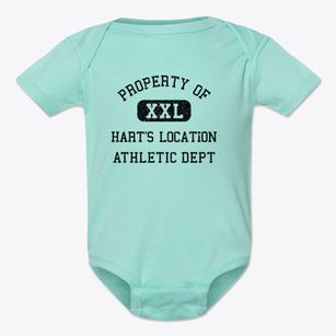 Hart's Location New Hampshire Athletic Dept Baby Onesie