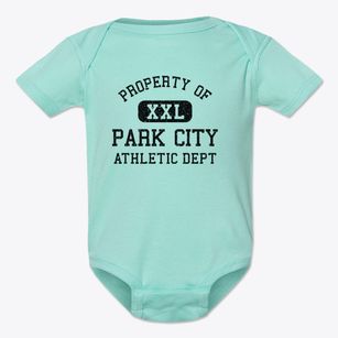 Park City Utah Athletic Dept Baby Onesie