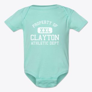 Clayton Wisconsin Athletic Dept Baby Onesie