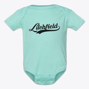 Litchfield Illinois Vintage Team Baby Onesie