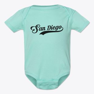 San Diego California Vintage Team Baby Onesie