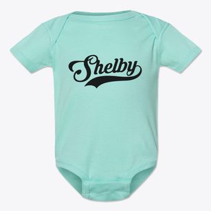Shelby New York Vintage Team Baby Onesie