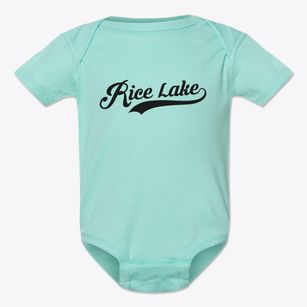 Rice Lake Minnesota Vintage Team Baby Onesie