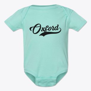 Oxford Michigan Vintage Team Baby Onesie