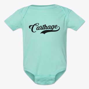 Carthage North Carolina Vintage Team Baby Onesie