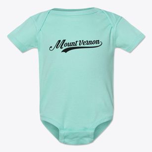 Mount Vernon Washington Vintage Team Baby Onesie
