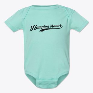 Hampton Manor New York Vintage Team Baby Onesie
