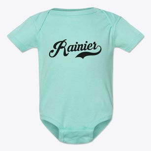 Rainier Washington Vintage Team Baby Onesie