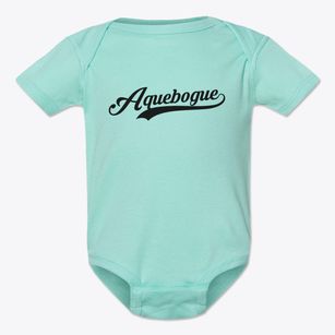Aquebogue New York Vintage Team Baby Onesie