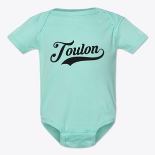 Toulon Illinois Vintage Team Baby Onesie