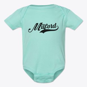 Milford Illinois Vintage Team Baby Onesie