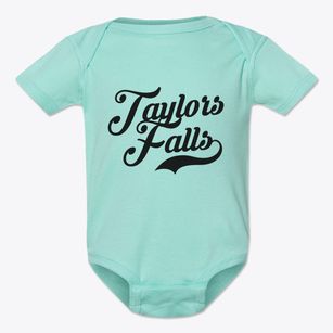 Taylors Falls Minnesota Vintage Team Baby Onesie