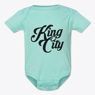 King City Missouri Vintage Team Baby Onesie