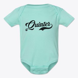Quinter Kansas Vintage Team Baby Onesie
