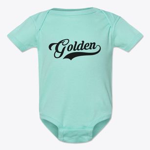 Golden Illinois Vintage Team Baby Onesie