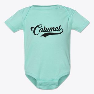 Calumet Oklahoma Vintage Team Baby Onesie