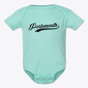 Portsmouth Ohio Vintage Team Baby Onesie