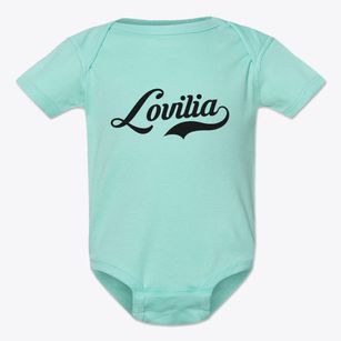 Lovilia Iowa Vintage Team Baby Onesie