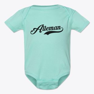 Alleman Iowa Vintage Team Baby Onesie