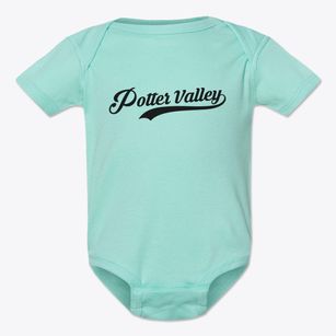 Potter Valley California Vintage Team Baby Onesie